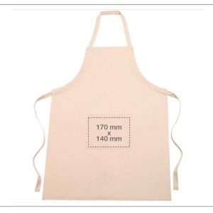 Cotton Apron Branding Measurements