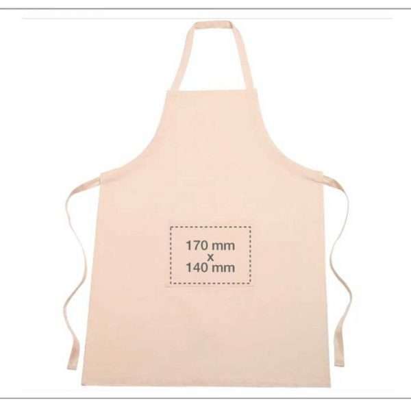 Cotton Apron Branding Measurements