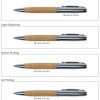 Metal Bamboo Pens with Tube Box pen branding