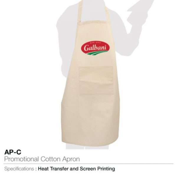 Cotton Apron Branding Example