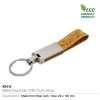Metal Keychain with Cork Strap - Product View