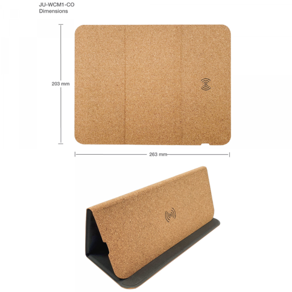 Foldable Mouse Pad with Wireless Charger - Dimensions and Foldable