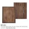 Wooden Plaque with Box - Flat Display of Product