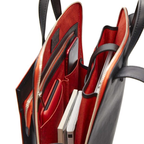 Premium Corporate Gifts in the UAE Urban Backpack Black/Red - Vegan Laptop Backpack