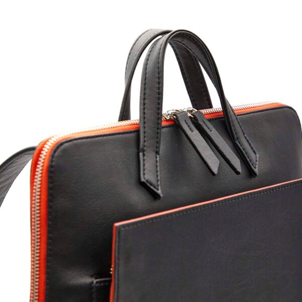 Premium Corporate Gifts in the UAE Urban Backpack Black/Red - Vegan Laptop Backpack
