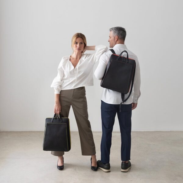 Premium Corporate Gifts in the UAE Urban Backpack Black/Red - Vegan Laptop Backpack